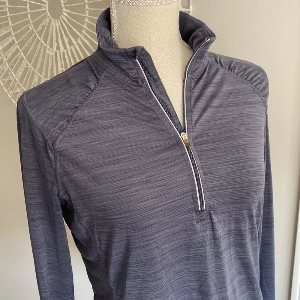 Kirkland - Mock Neck 1/4 Zip Track Jacket in Grey​​​​​​​​​​​ - Picture 5 of 8